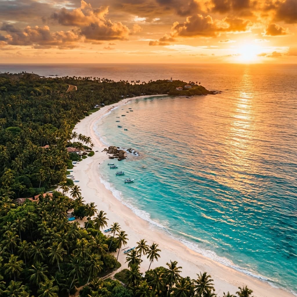 Sri Lanka coastline